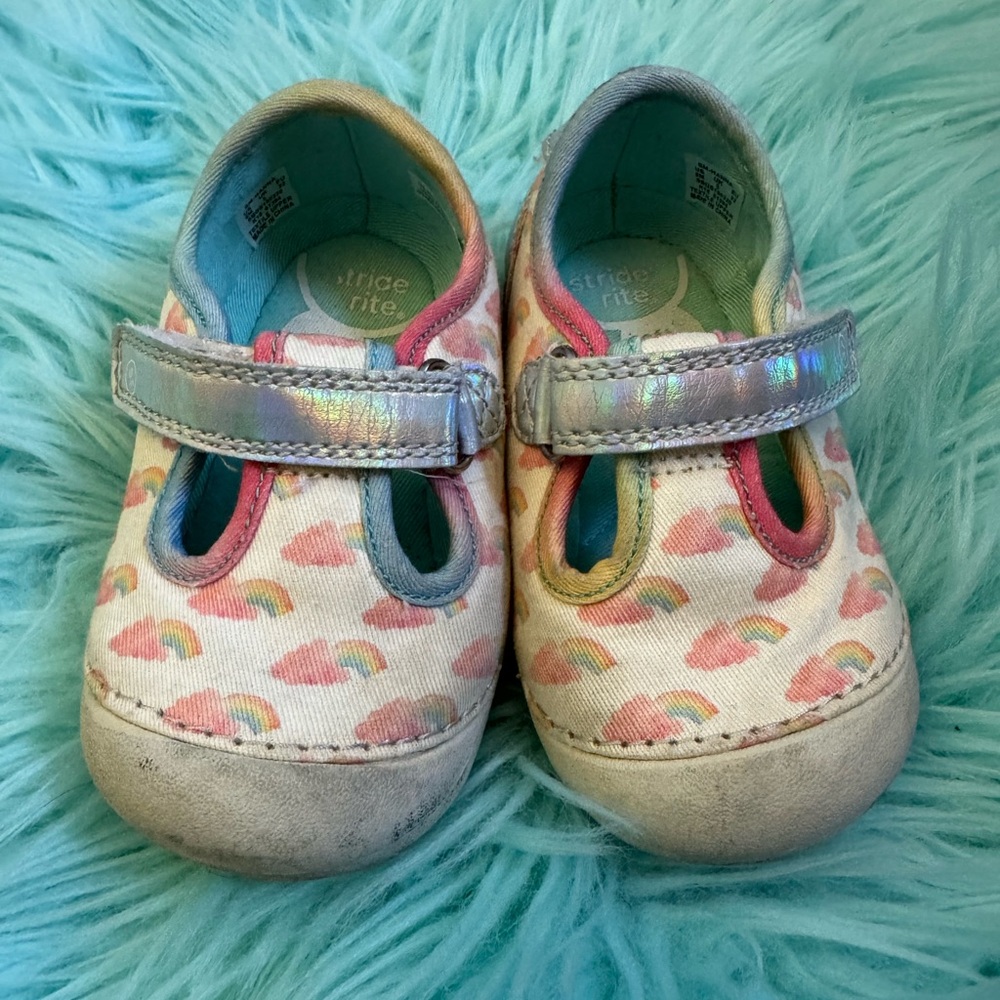Stride Rite Soft Motion Hannah Shoes, Rainbows, 6M